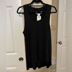 Workshop Republic Clothing Women's sleeveless black tank top NWT